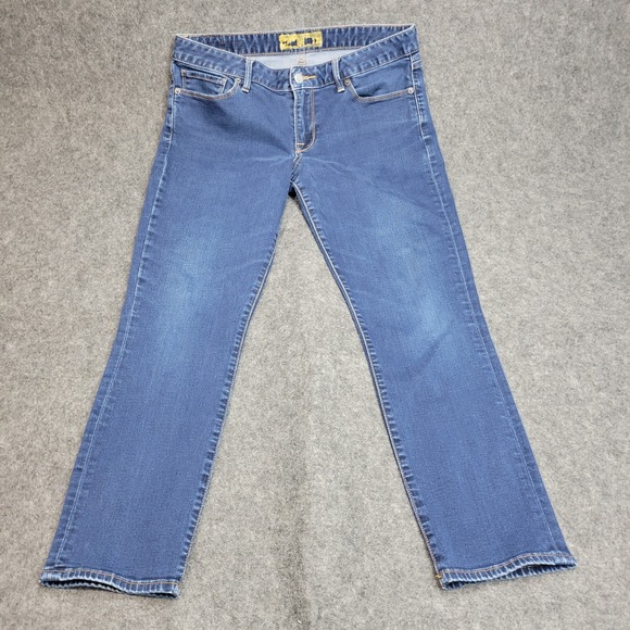 Lucky Brand Jeans Womens 12 Medium Wash Stretch Slim Fit Americana Classic Denim - Picture 2 of 12